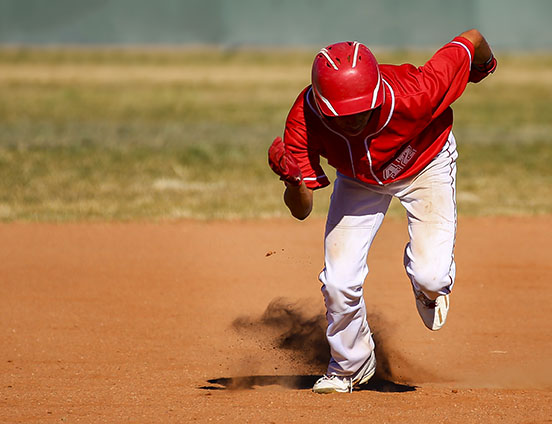 Baseball Player Running